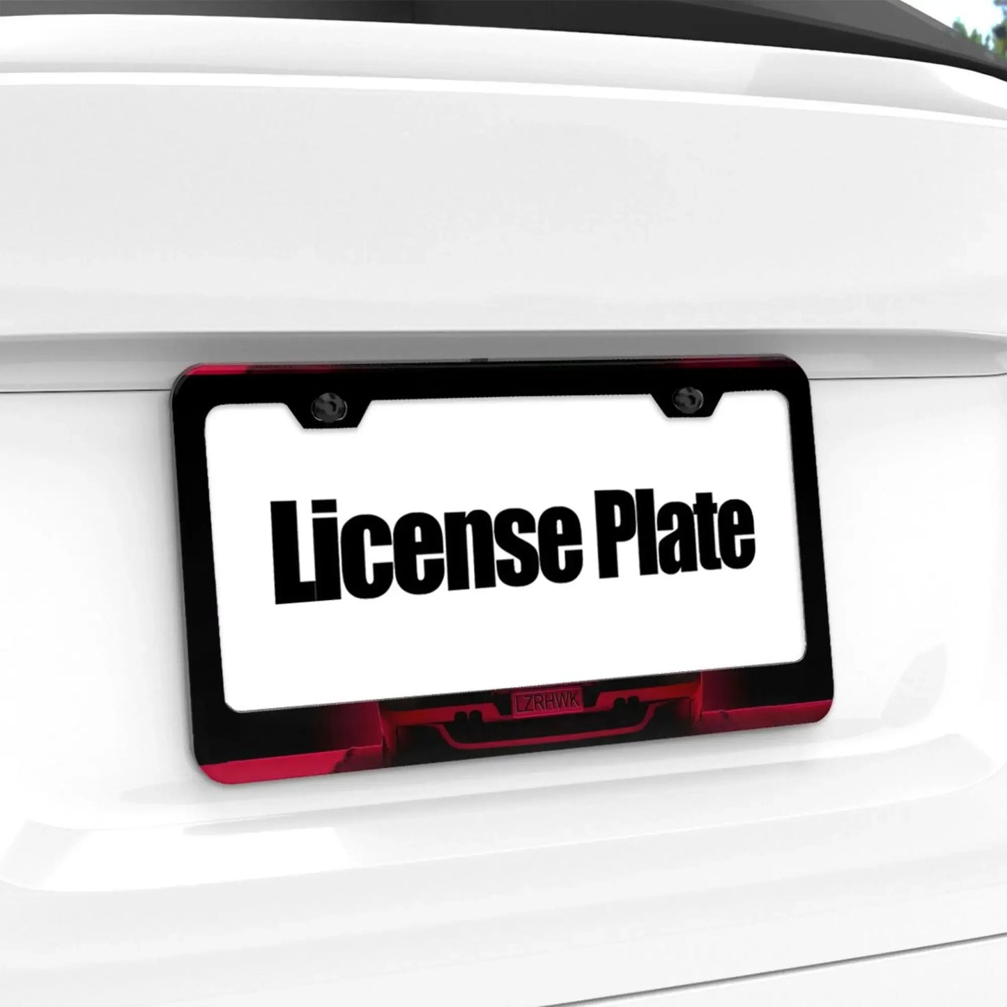 Custom Personalized License Plate Frame with Your Own Text for Men Women Car Plate Decoration 1pc