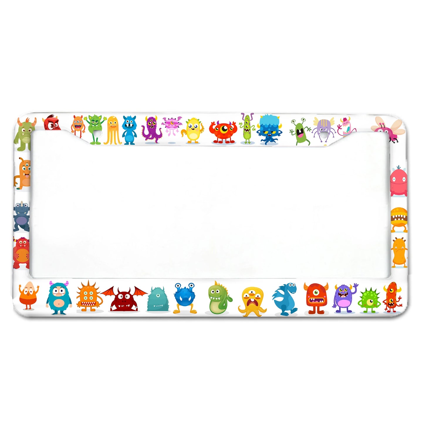 Game Series US Standard License Plate Frame US Canada Mexico License Plate Frame Aluminum Alloy License Plate Cover