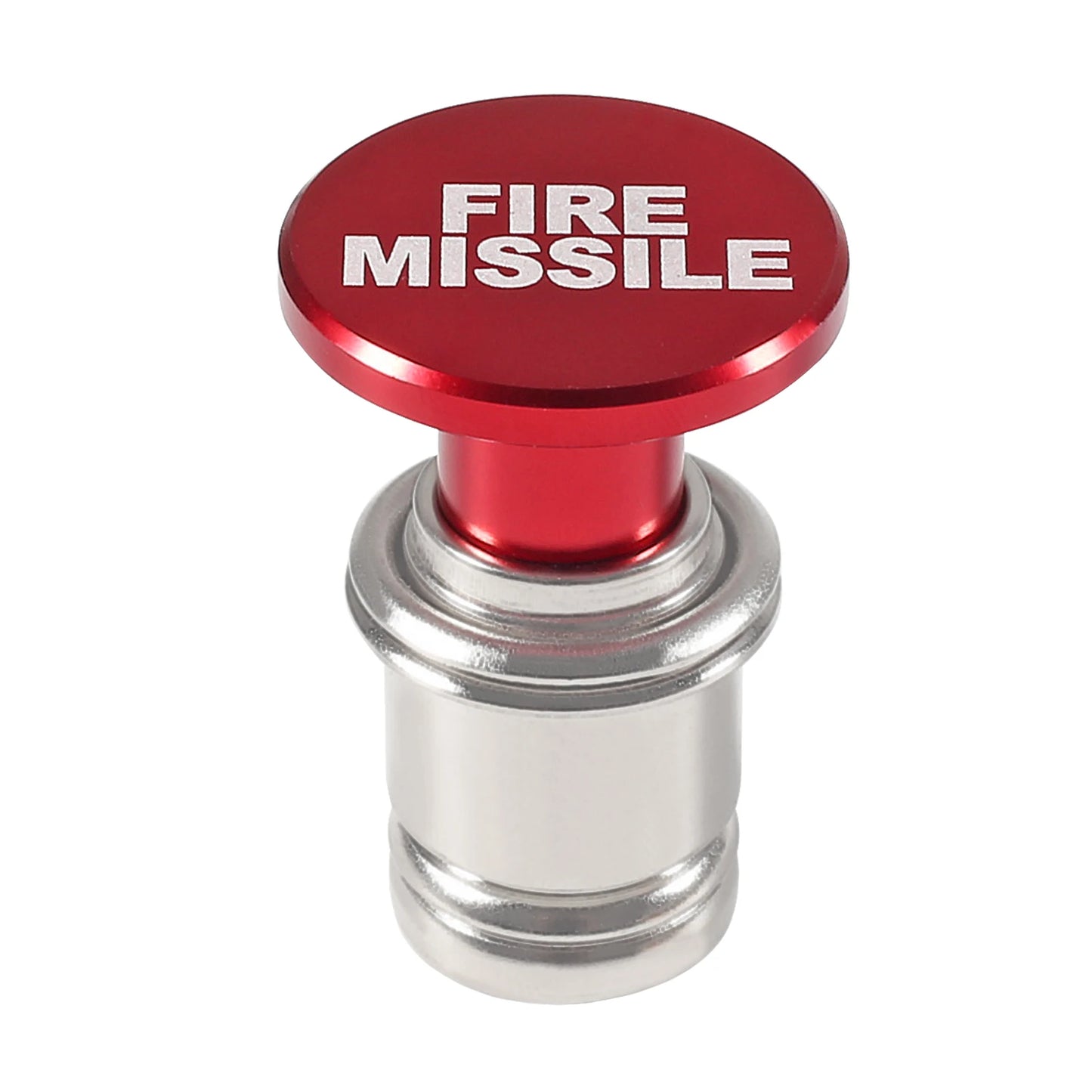 Fire Missiles Button Car Cigarette Lighter Anodized Aluminum 12 Volt Car Cigarette Lighter Replacement Fits Most Vehicles