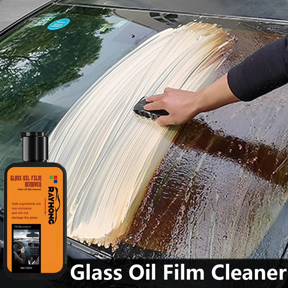Car Glass Oil Film Removing Paste Auto Glass Film Coating Agent Waterproof Rainproof Anti-fog Glass Cleaner For Auto Windshield