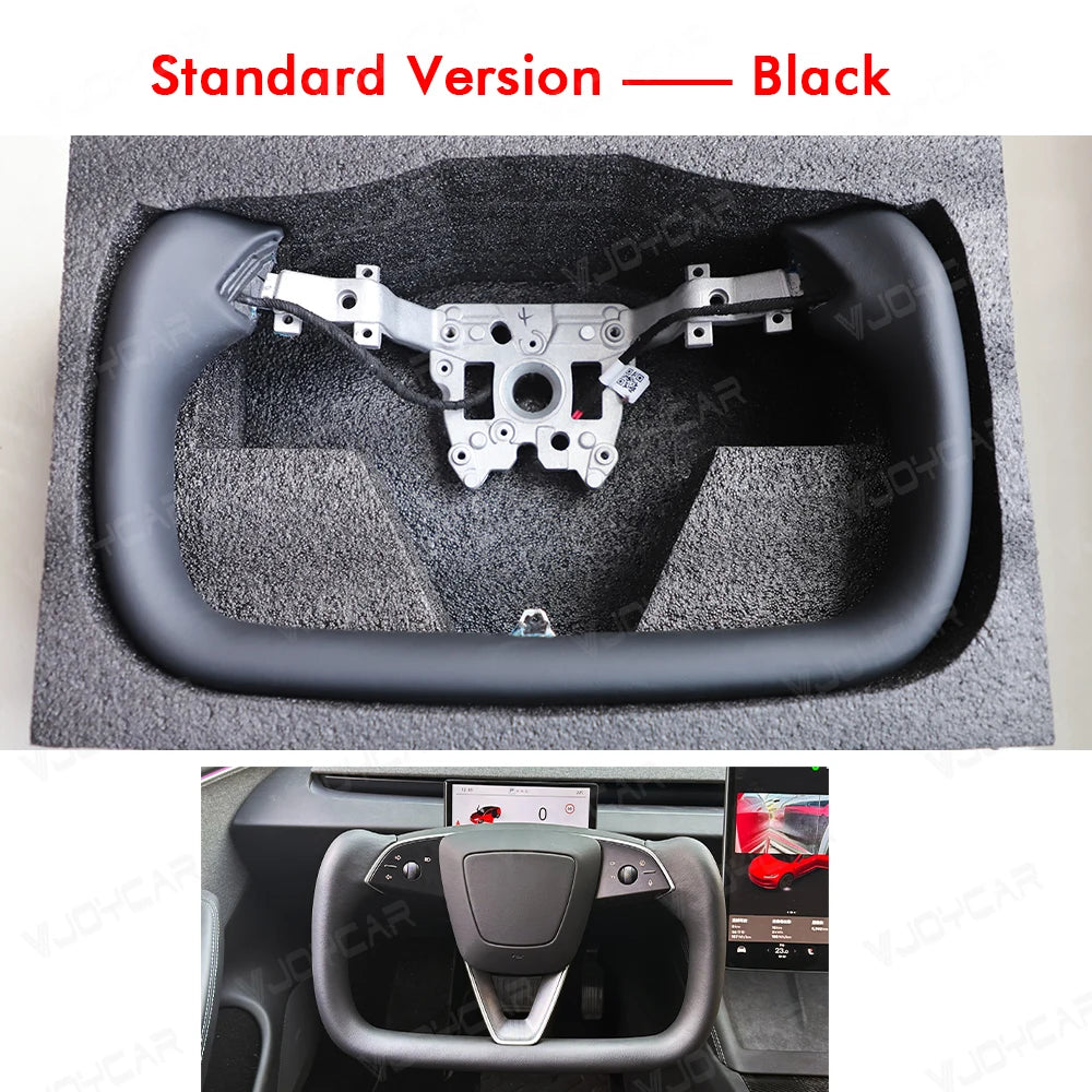 Yoke Handle Model 3 Highland 2024 with Heating Steering Wheel For Tesla Personalized Racing Leather Customized Accessories