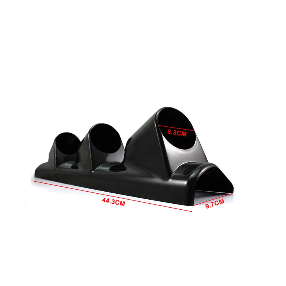52mm 2inch Gauge Pod Triple Gauge A Pillar Pod Universal Gauge Pod Car Universal Carbon Fiber Triple Gauge A Pillar Pod Cluster