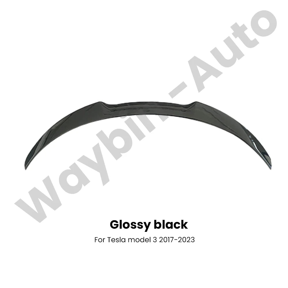 Fast Aero Tesla Body Kits For Model 3 Y 2017- 2023 Glossy Black Rear Diffuser Spoiler Front Bumper Lip Side Skirt Tunning Parts