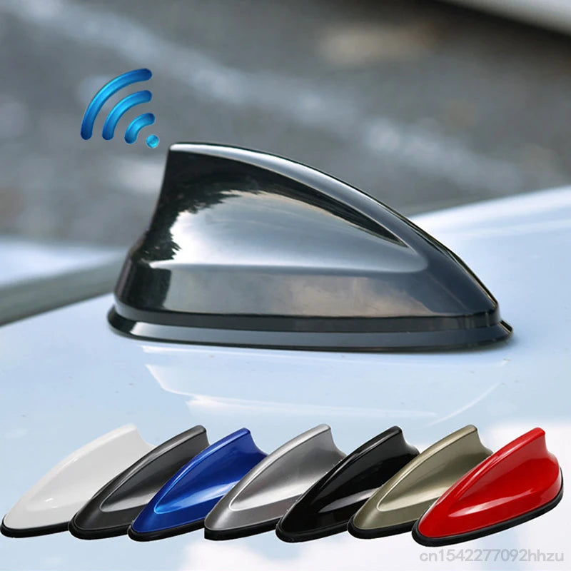 Car Roof Shark Fin Aerial Antenna Toppers Universal Auto Radio fm Antenna Signal Decorative For BMW/Honda/Toyota/VW/Kia/Nissan