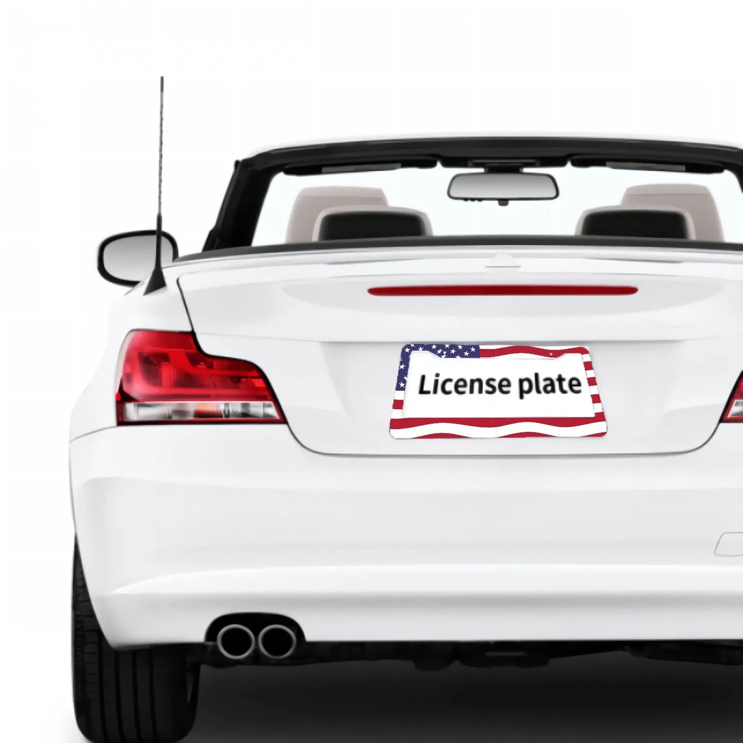 The license plate frame is suitable for the United States, Canada, Mexico