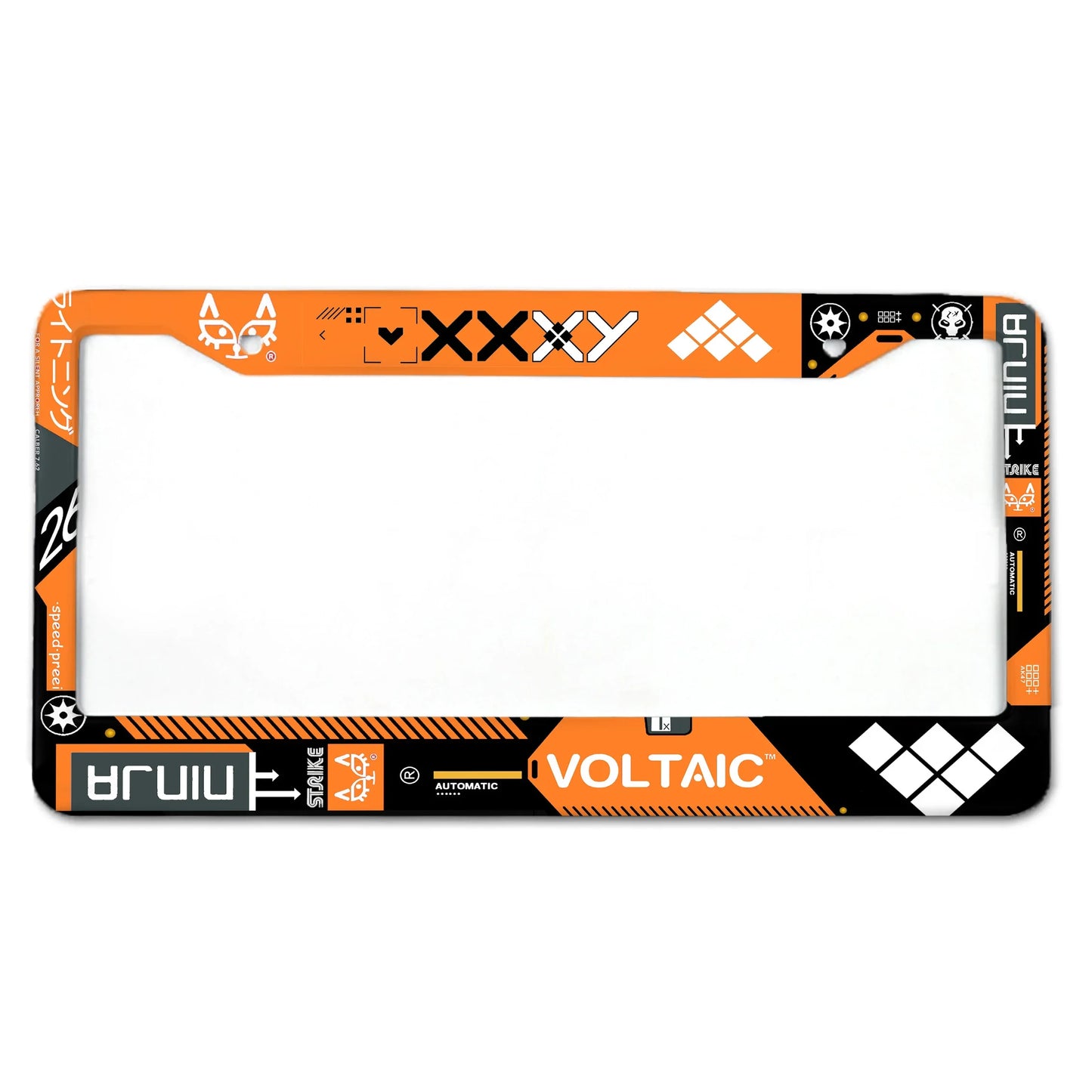 The license plate frame is suitable for the United States, Canada, Mexico