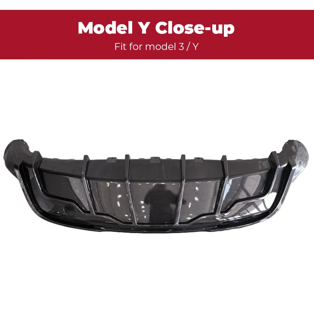 Modely 2023 Rear Diffuser Fast Aero Kits Bumper Lip Chin Body Kit Deflector Tuning Accessories For Tesla Model 3 Y 2017- 2023