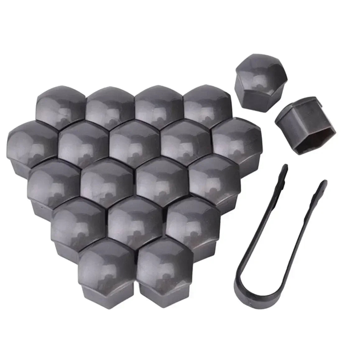 17mm/19mm/21mm 20Pcs Car Wheel Nut Caps Protection Covers Caps Auto Hub Screw Cover Tire Bolt Nut Cap Tyre Decoration Anti-Rust