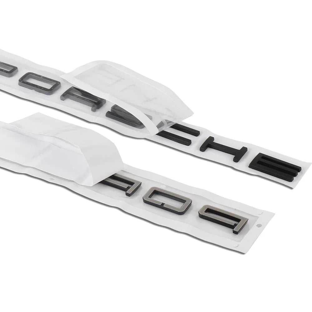 3D ABS Badge Car Porsche Emblem Sticker Decal Auto Trunk Stickers Accessories For Porsche Panamera 911 Carrera S Cayman Boxster