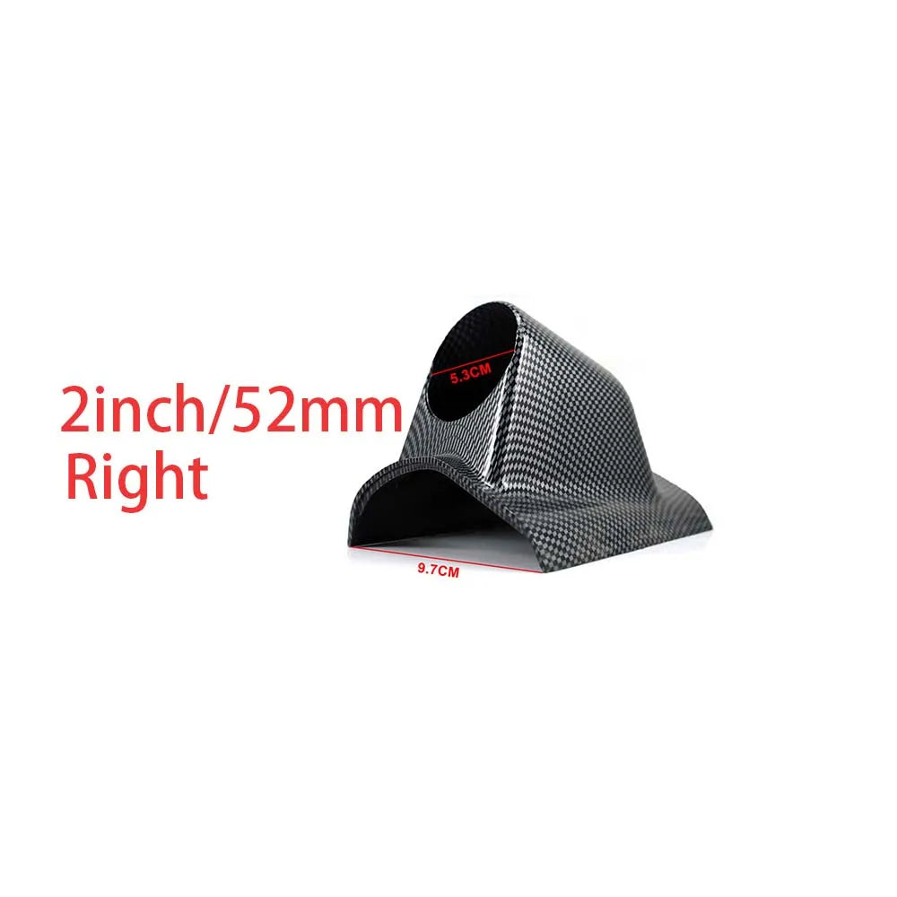 52mm 2inch Gauge Pod Triple Gauge A Pillar Pod Universal Gauge Pod Car Universal Carbon Fiber Triple Gauge A Pillar Pod Cluster