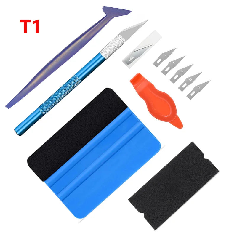 NeoWrap 10pcs Car Vinyl Wrap Tools Vinyl Scraper Film Squeegee Vinyl Spatulas Kit Precision Craft Knife Window Tinting Tools