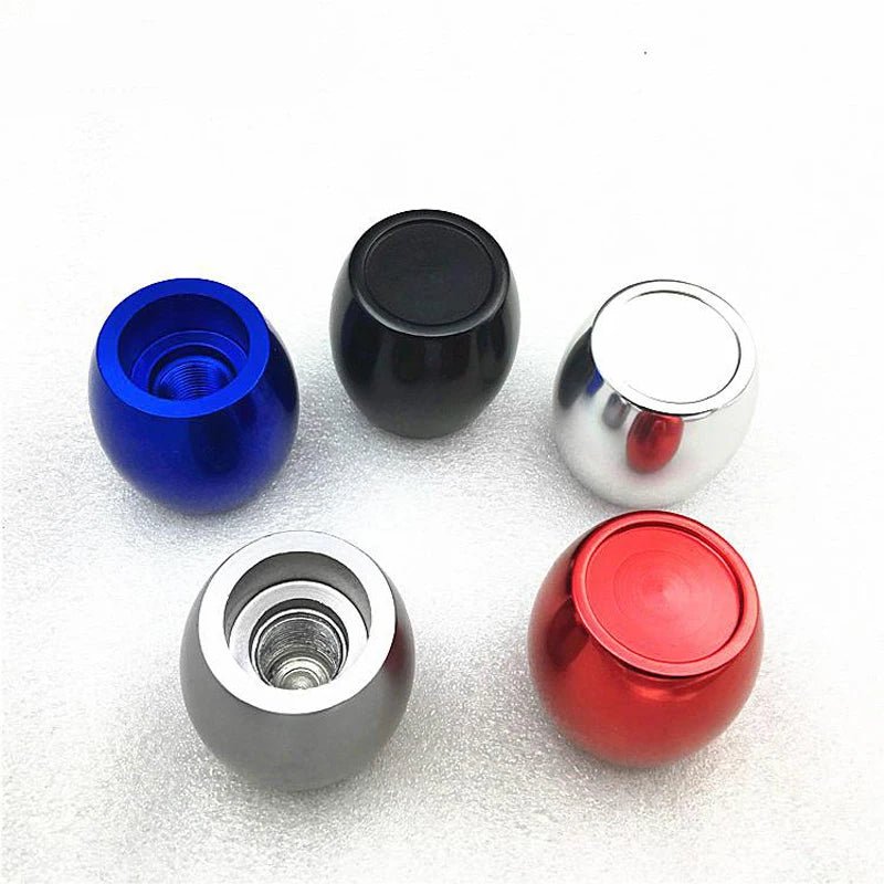 Aluminium MT Manual Car Lift Up Reverse Shift Gear Knob 5 Speed 6 Speed Gear Sticker Lever Shifter Ball - shift - knoobs