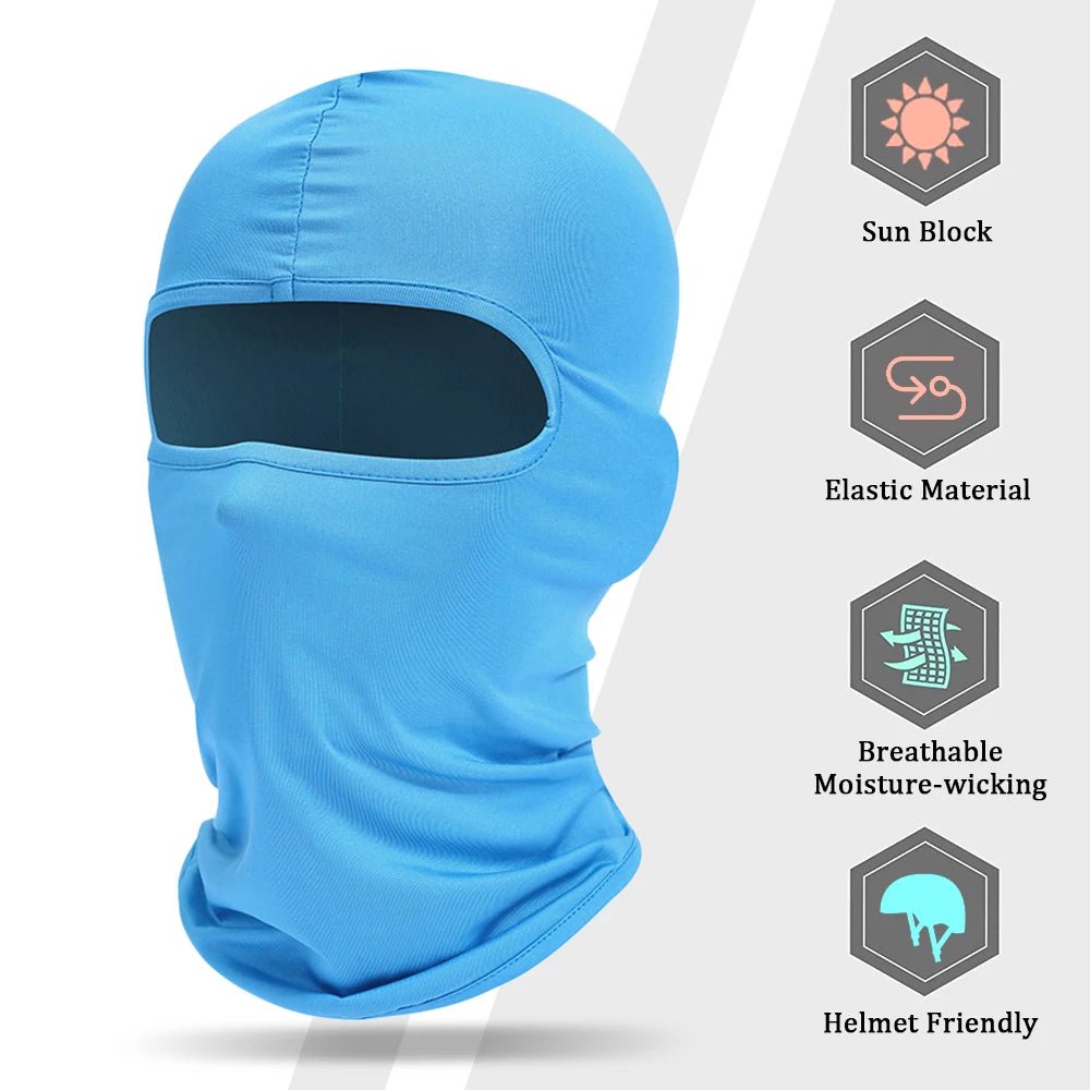 Balaclava Full Face Mask Hiking Cycling Camping Hunting Airsoft Cap Bike Head Cover Summer Men Women Ski Mask - shift - knoobs