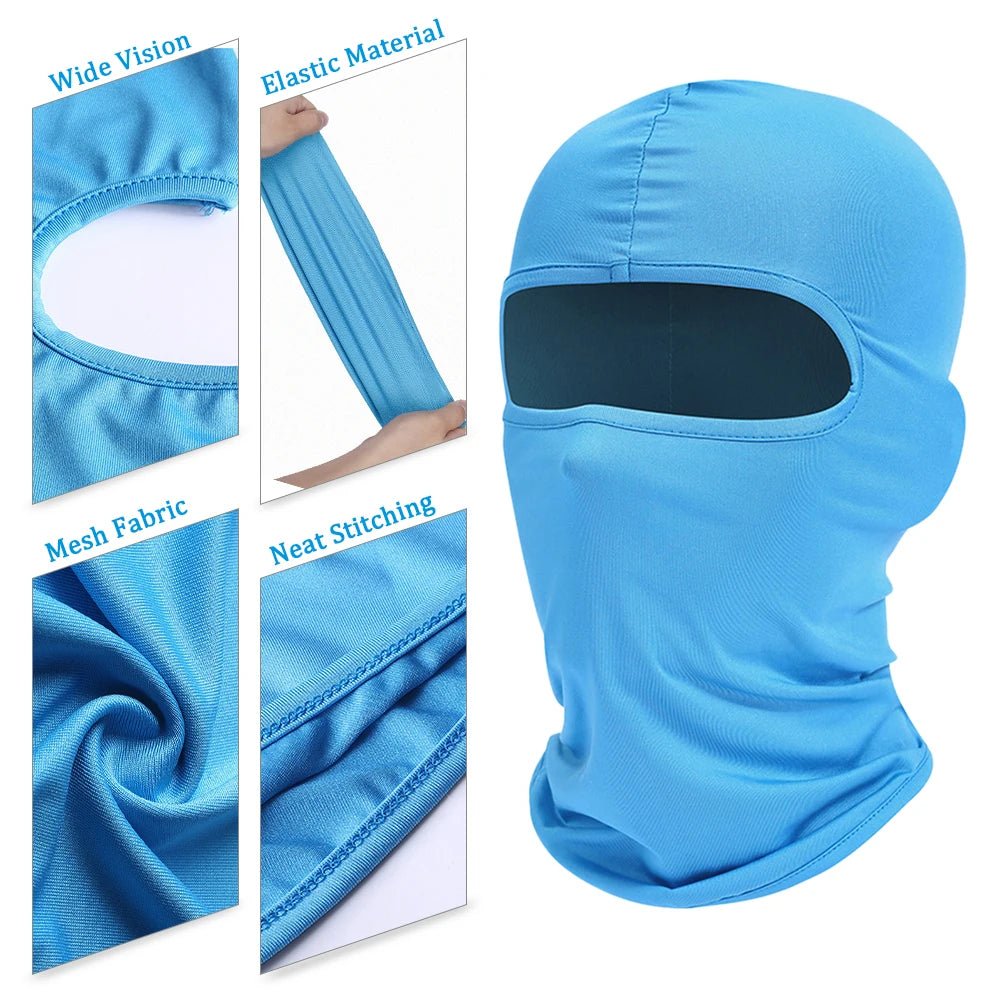 Balaclava Full Face Mask Hiking Cycling Camping Hunting Airsoft Cap Bike Head Cover Summer Men Women Ski Mask - shift - knoobs