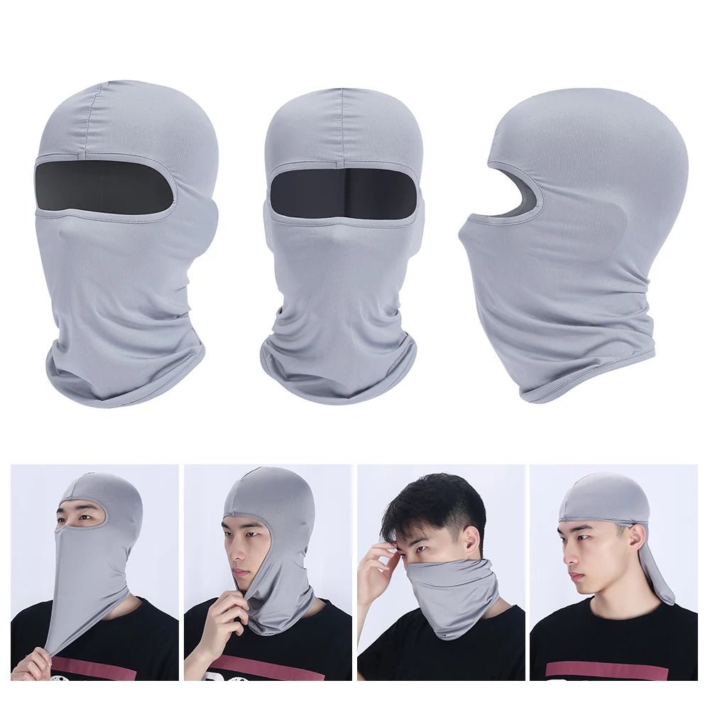 Balaclava Full Face Mask Hiking Cycling Camping Hunting Airsoft Cap Bike Head Cover Summer Men Women Ski Mask - shift - knoobs