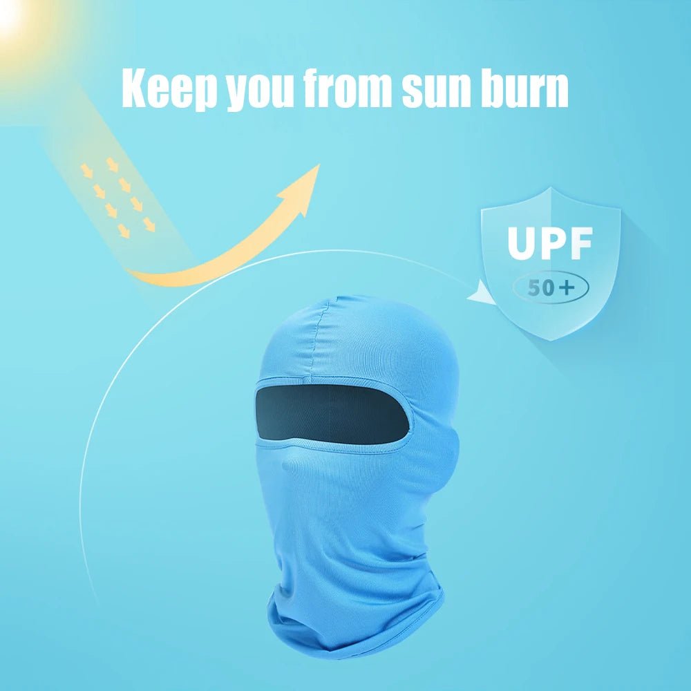Balaclava Full Face Mask Hiking Cycling Camping Hunting Airsoft Cap Bike Head Cover Summer Men Women Ski Mask - shift - knoobs