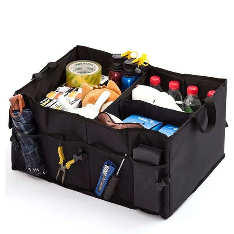 Big Capacity Car Storage Box Car Trunk Organizer Eco - Friendly Super Durable Collapsible Cargo Storage Tool Auto Trucks Trunk Box - shift - knoobs