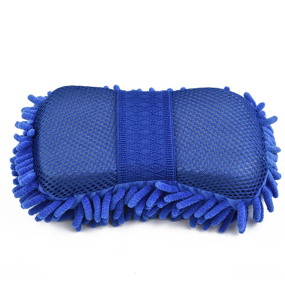Car Cleaning Sponge Car Wash Care Washing Brush Pad Cleaning Tool Microfiber Polishing Dusting Scratch - free Washing Cars Floors - shift - knoobs