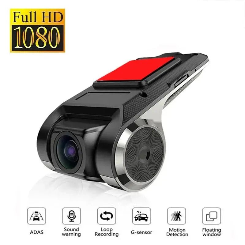 Car DVR Dash Cam Full HD 1080P Dash Cam For DVD Android Player ADAS LDWS Navigation Unit Auto Audio Voice Alarm Video Recording - shift - knoobs