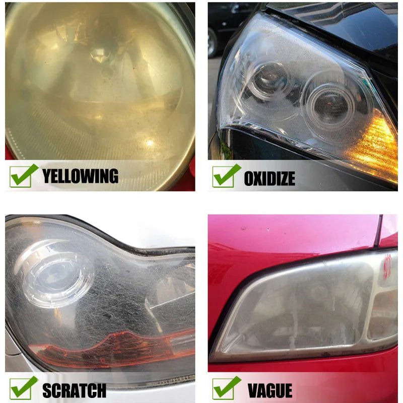 Car Headlight Restoration Polishing Kits Headlamp Repair Kits Car Light Polisher Cleaning Paste Cars Paint Refurbish Agent - shift - knoobs