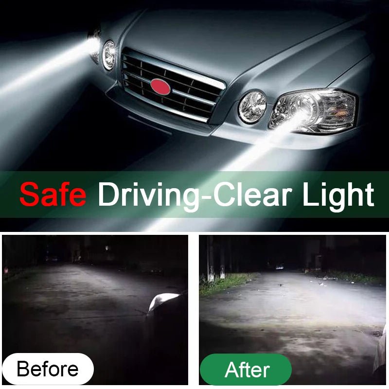 Car Headlight Restoration Polishing Kits Headlamp Scratch Remover Repair Cleaning Paste Remove Oxidation Headlight Polish Liquid - shift - knoobs