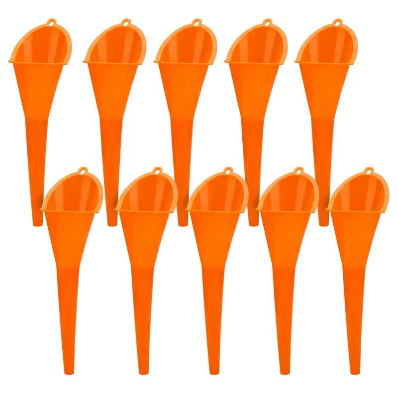 Car Long Stem Funnel Gasoline Oil Fuel Filling Tools Anti - splash Plastic Oil Funnel Motorcycle Refueling Tools Auto Accessories - shift - knoobs