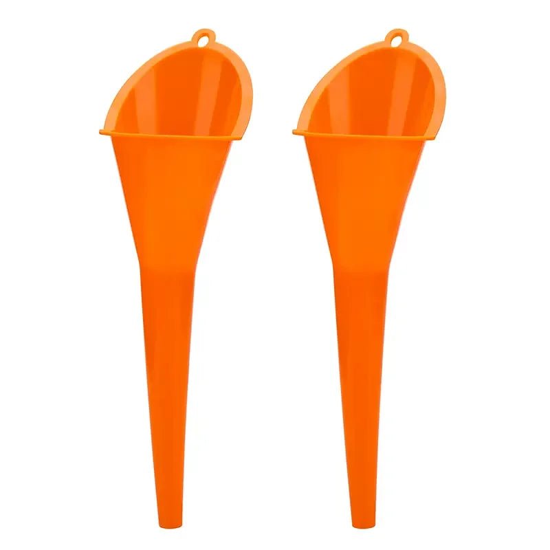 Car Long Stem Funnel Gasoline Oil Fuel Filling Tools Anti - splash Plastic Oil Funnel Motorcycle Refueling Tools Auto Accessories - shift - knoobs