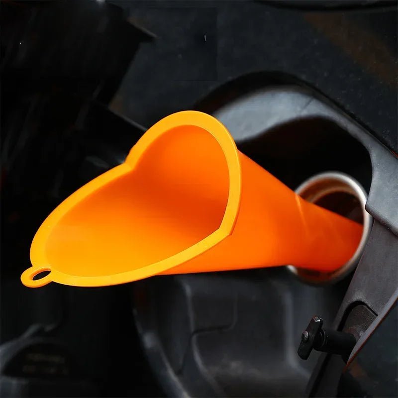 Car Long Stem Funnel Gasoline Oil Fuel Filling Tools Anti - splash Plastic Oil Funnel Motorcycle Refueling Tools Auto Accessories - shift - knoobs