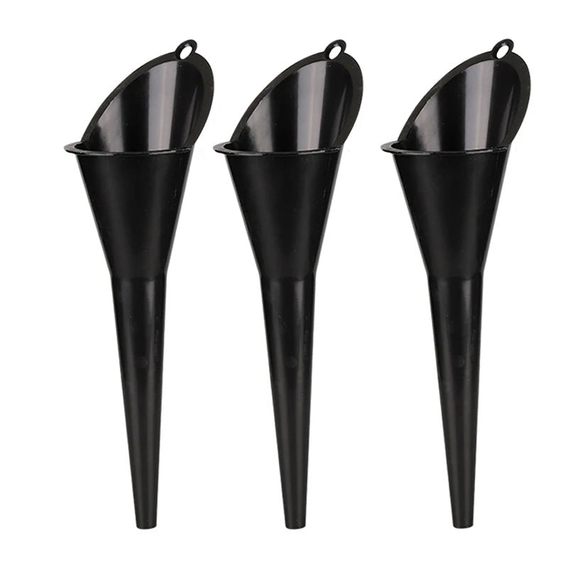 Car Long Stem Funnel Gasoline Oil Fuel Filling Tools Anti - splash Plastic Oil Funnel Motorcycle Refueling Tools Auto Accessories - shift - knoobs