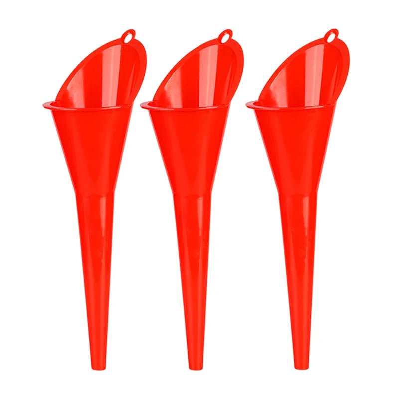 Car Long Stem Funnel Gasoline Oil Fuel Filling Tools Anti - splash Plastic Oil Funnel Motorcycle Refueling Tools Auto Accessories - shift - knoobs