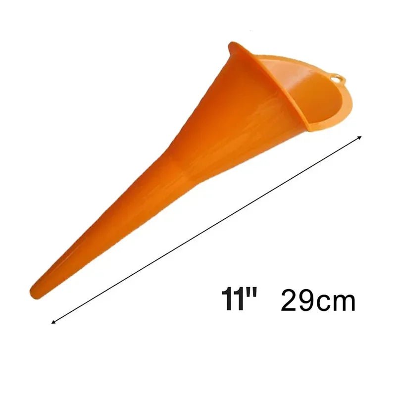 Car Long Stem Funnel Gasoline Oil Fuel Filling Tools Anti - splash Plastic Oil Funnel Motorcycle Refueling Tools Auto Accessories - shift - knoobs