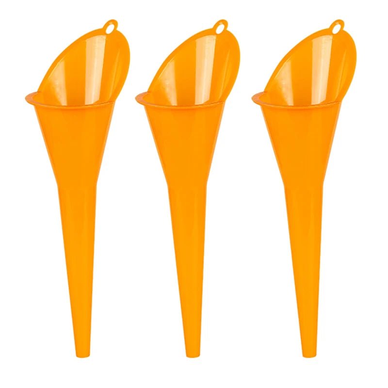 Car Long Stem Funnel Gasoline Oil Fuel Filling Tools Anti - splash Plastic Oil Funnel Motorcycle Refueling Tools Auto Accessories - shift - knoobs