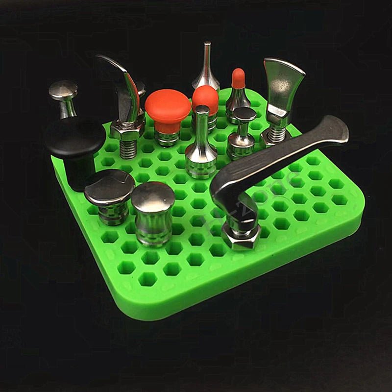 Car repair head M8 threaded chuck replacement head storage plate organizer tool repair pen knock replacement head storage tool - shift - knoobs