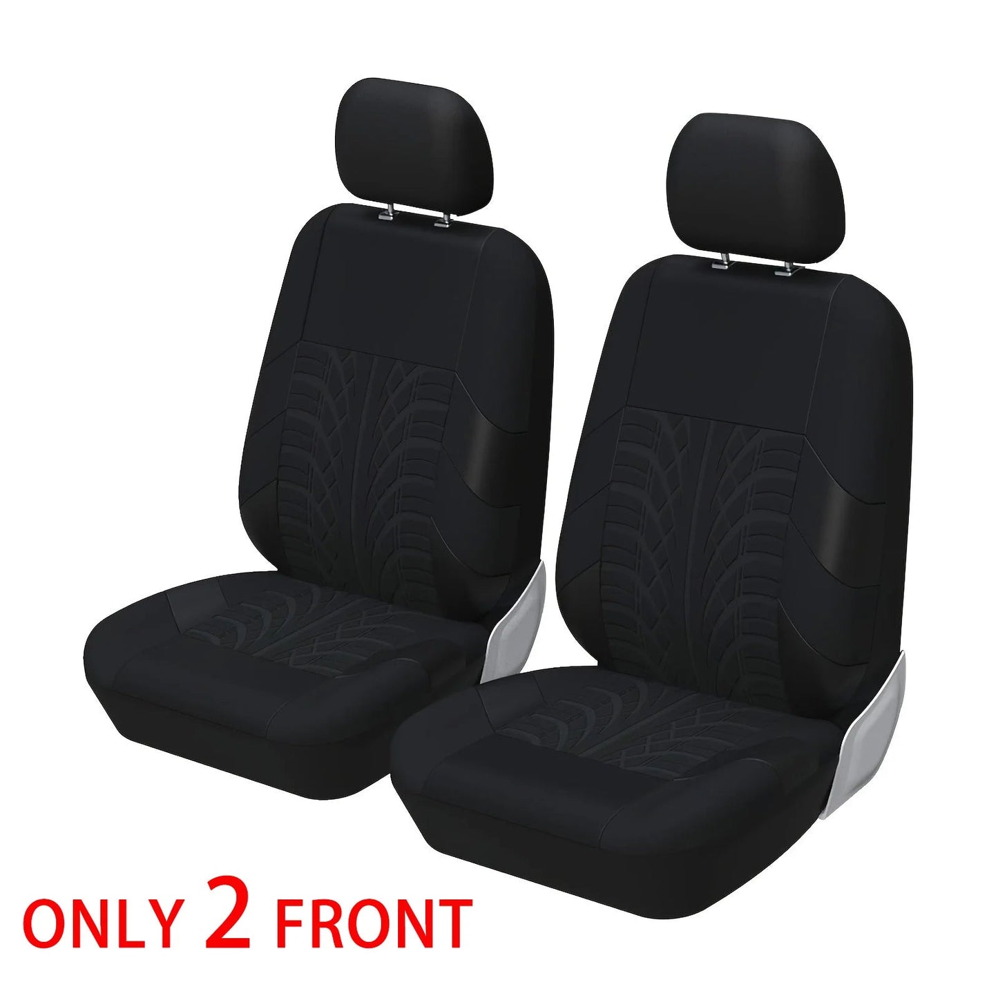 Car Seat Covers Full Set Front Split Rear Bench For Car Universal Cloth SUV Sedan Van Automotive Interior Covers - shift - knoobs
