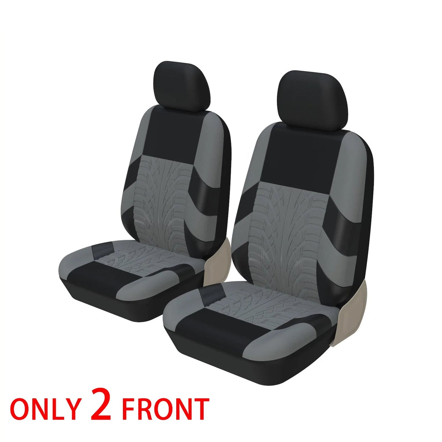 Car Seat Covers Full Set Front Split Rear Bench For Car Universal Cloth SUV Sedan Van Automotive Interior Covers - shift - knoobs