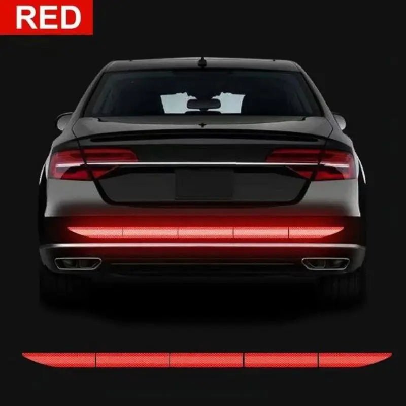 Car Sticker Reflective Warning Safety Tape Anti Collision Warning Reflective Strips For Automobile Trunk Car Exterior Accessorie - shift - knoobs