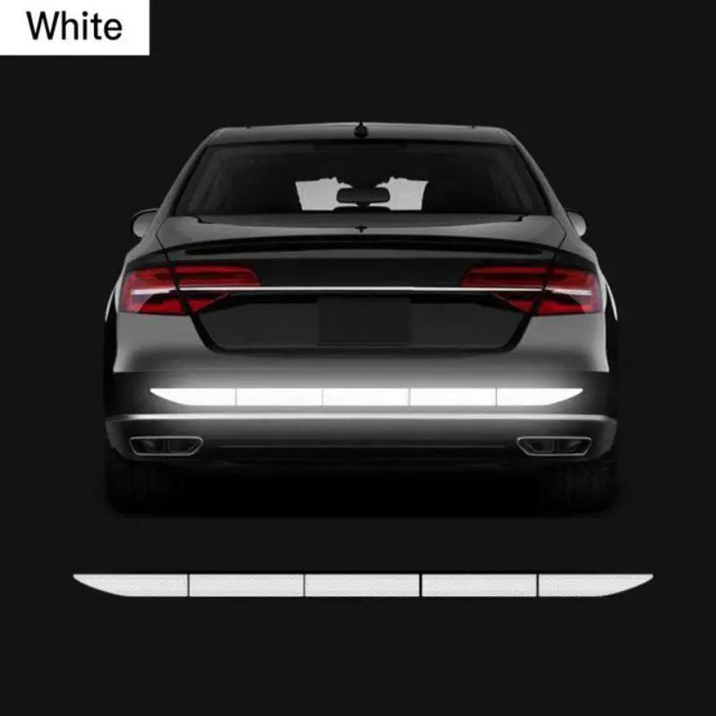 Car Sticker Reflective Warning Safety Tape Anti Collision Warning Reflective Strips For Automobile Trunk Car Exterior Accessorie - shift - knoobs