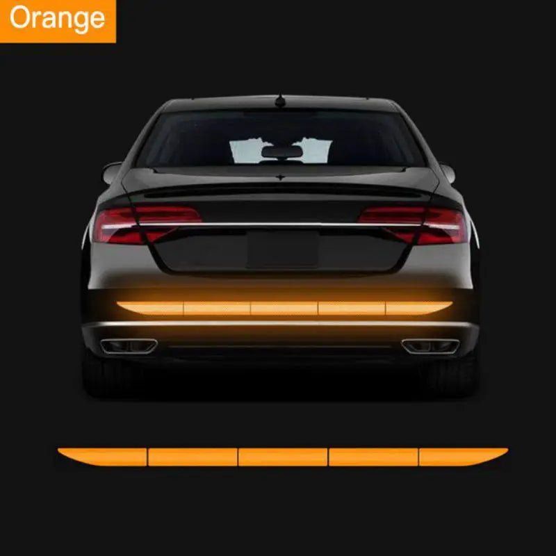 Car Sticker Reflective Warning Safety Tape Anti Collision Warning Reflective Strips For Automobile Trunk Car Exterior Accessorie - shift - knoobs