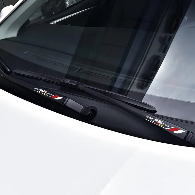 Car Stickers Auto Decors Window Wiper Automobile Decals For Honda Mugen Power Civic Accord CRV Hrv Jazz Accessories - shift - knoobs