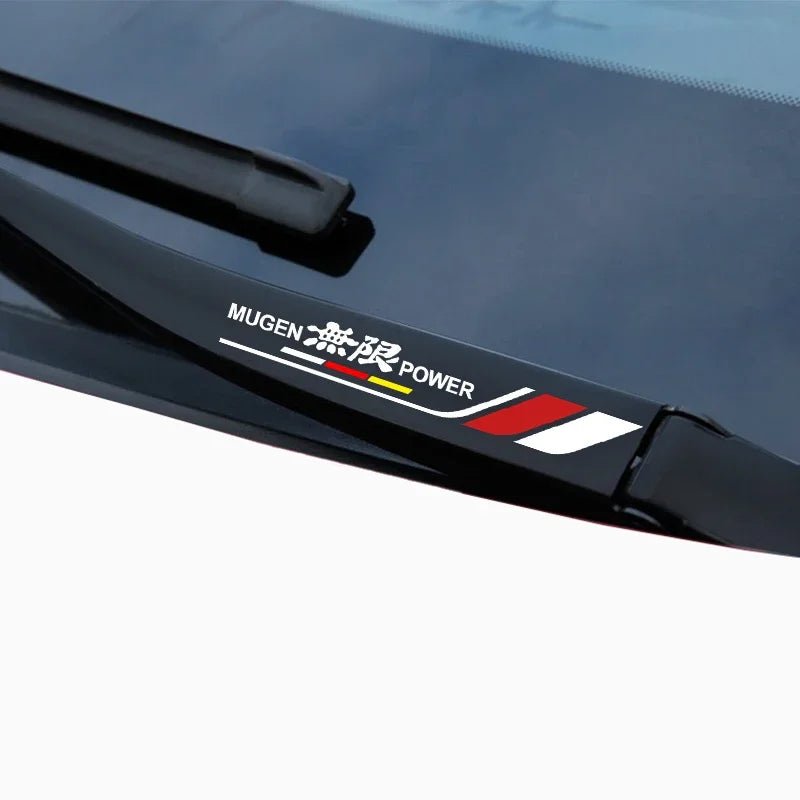 Car Stickers Auto Decors Window Wiper Automobile Decals For Honda Mugen Power Civic Accord CRV Hrv Jazz Accessories - shift - knoobs