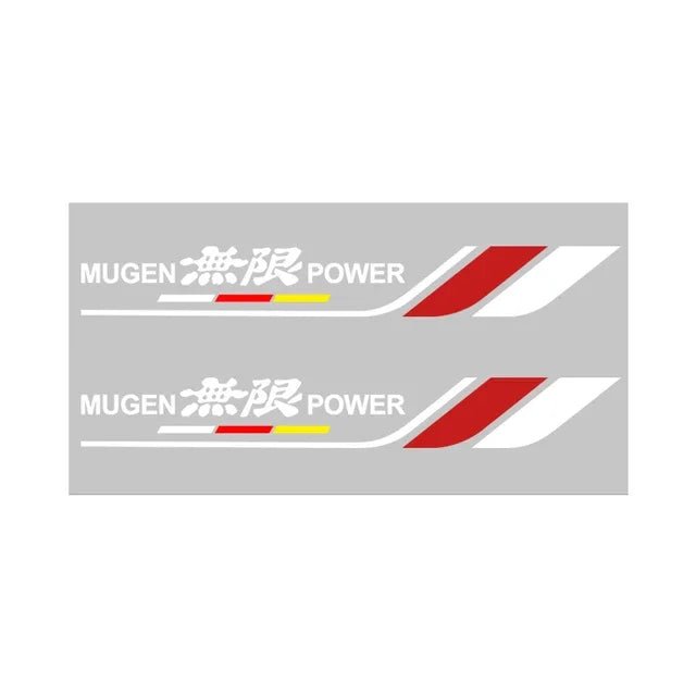Car Stickers Auto Decors Window Wiper Automobile Decals For Honda Mugen Power Civic Accord CRV Hrv Jazz Accessories - shift - knoobs