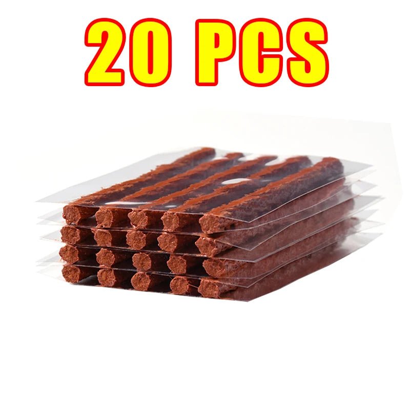 Car Tire Repair Tool Kit with Rubber Strips Tubeless Tyre Puncture Studding Plug Set Motorcycle Truck Vacuum Tire Repair Tool - shift - knoobs