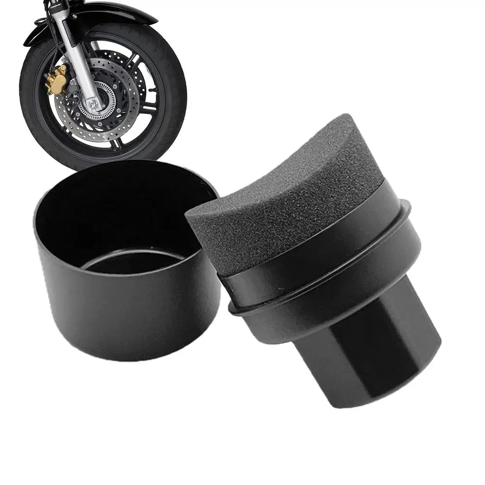 Car Tire Waxing Sponge Car Wax Applicator Pad with Lid Curved Shaped Easy Waxing Tire Sponge Tire Cleaning Tools Detailing Brush - shift - knoobs