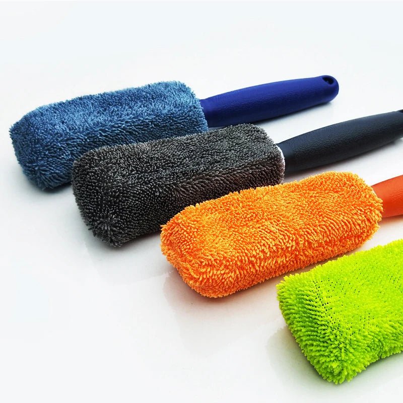 Chenille Car Wash Gloves Microfiber Wipe Car Sponge Scratch Free Car Wash Cleaning Coral Velvet Double - Sided Car Cleaning Tool - shift - knoobs