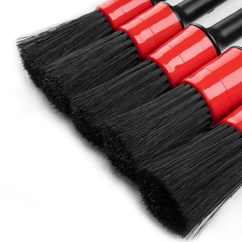 Detailing Brush Set Car Brushes Car Detailing Brush For Car Cleaning Detailing Brush Dashboard Air Outlet Wheel Brushes - shift - knoobs