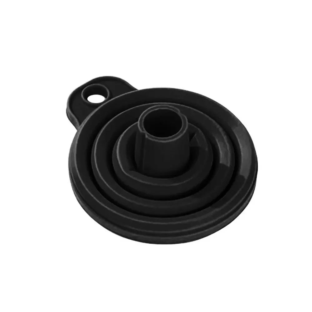 Engine Funnel Car Universal Silicone Liquid Funnel Washer Fluid Change Foldable Portable Auto Engine Oil Petrol Change Funnel - shift - knoobs