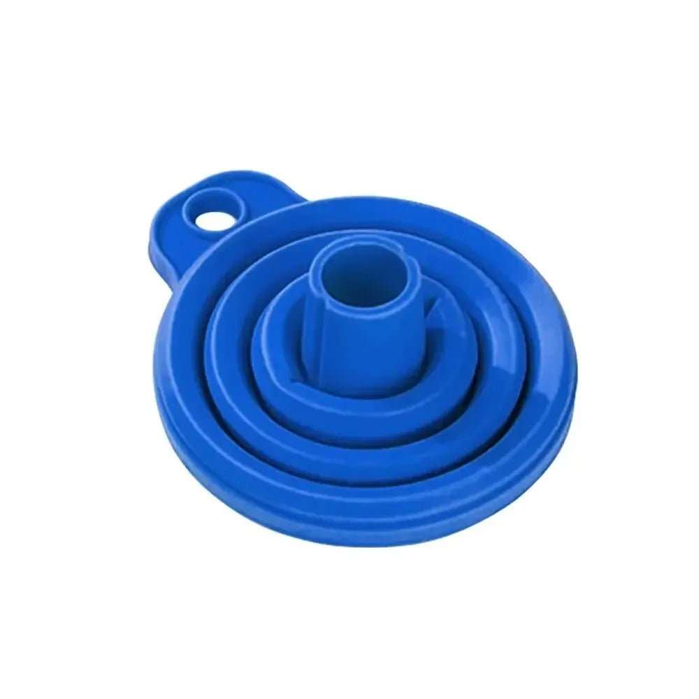 Engine Funnel Car Universal Silicone Liquid Funnel Washer Fluid Change Foldable Portable Auto Engine Oil Petrol Change Funnel - shift - knoobs