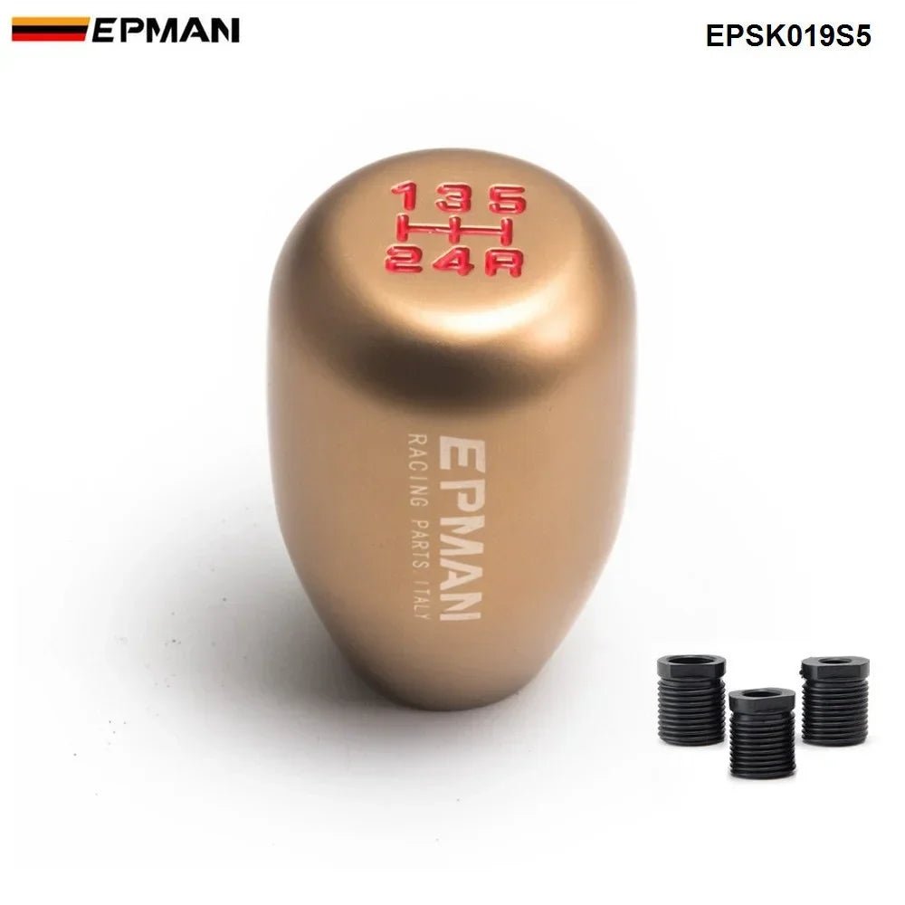 EPMAN Sport Aluminum 5 Speed car Gear Shift Knob - shift-knoobs