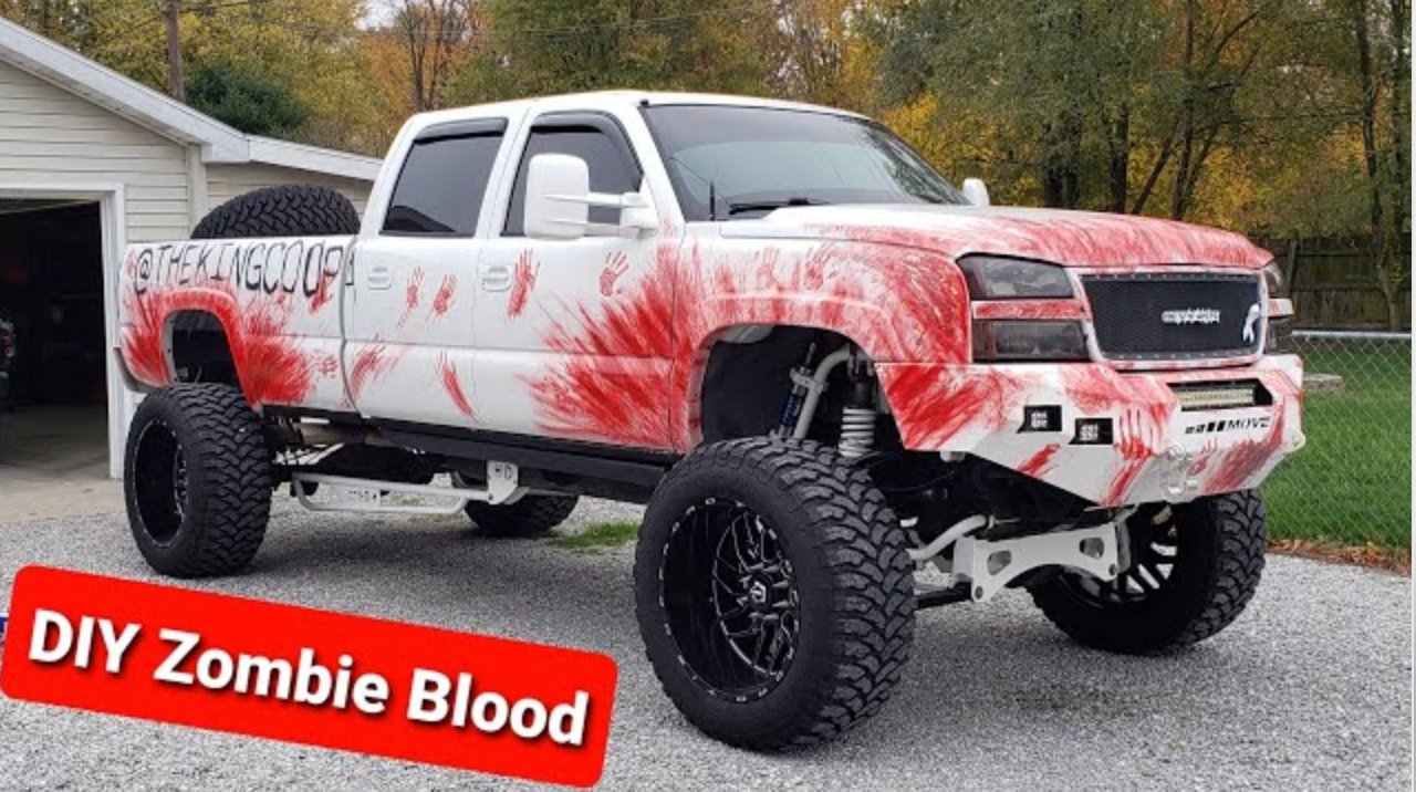 Fake Blood Splatter Car Kit - shift - knoobs