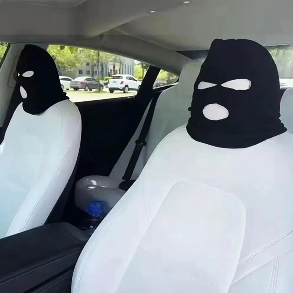 Funny Hat For Car Seat Auto Headrest Decoration Cover Protector Functional Cute Vehicle Christmas Decor Car Interior Accessories - shift - knoobs